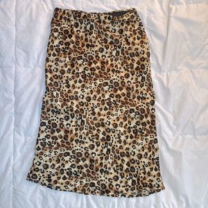 NWT Leopard Skirt